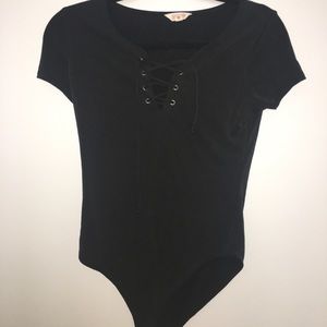 black bodysuit